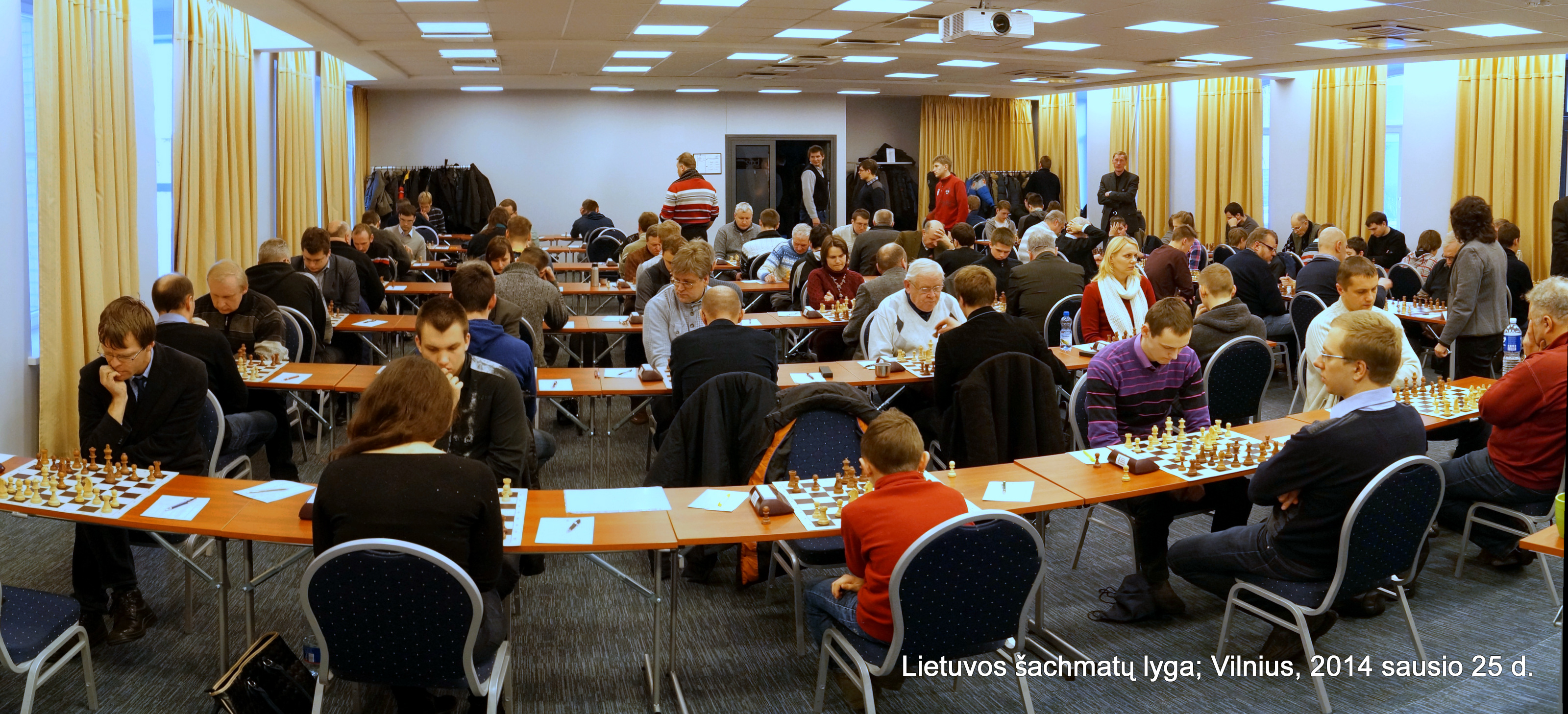 Lietuvos šachmatų  lyga, Vilnius, 2014-01-25
