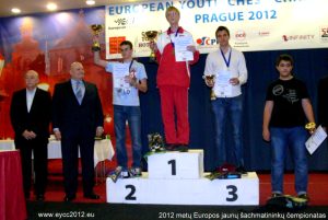 Tomas Laurušas - 3 vieta 2012 metų Europos jaunų šachmatininkų čempionate